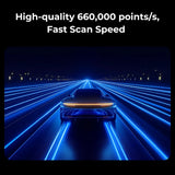 Creality 3D Scan Raptor Pro Industrial 3D Scanner For Scan Bridge Dual Blue Laser + NIR Light 0.02mm Accuracy 60FPS High Speed