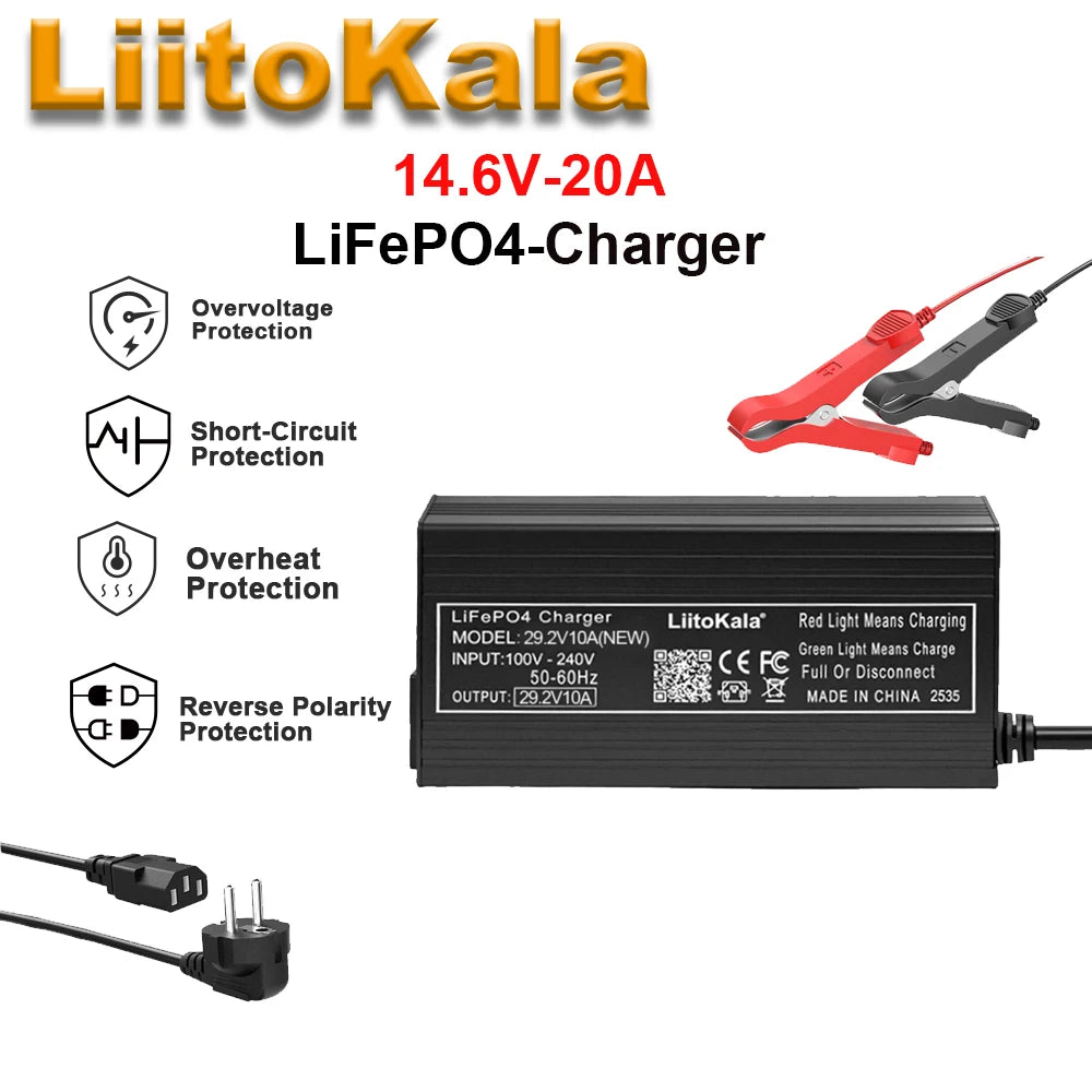 LiitoKala 12V 300Ah 200Ah LiFePO4 Battery 100Ah 120Ah 150Ah Campers Waterproof Golf Cart Battery Off-Road Off-grid Solar Energy