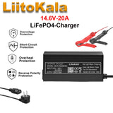 LiitoKala 12V 300Ah 200Ah LiFePO4 Battery 100Ah 120Ah 150Ah Campers Waterproof Golf Cart Battery Off-Road Off-grid Solar Energy