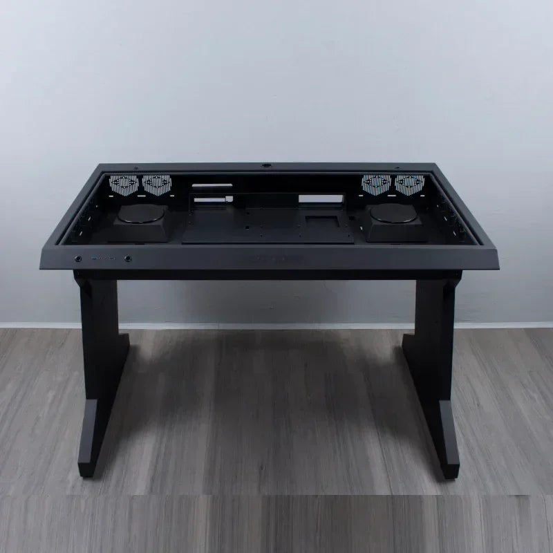 Computer Case Integrated High-End Cool Special-Shaped Game Tables Built-in Fully Transparent Large Case Computer Desk