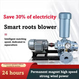 Intelligent Frequency Conversion Three-leaf High-pressure Roots Air Pump Aerator Blower Oxygen Pump Special for Fish Ponds