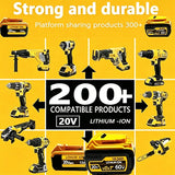 Compatible Replacement Battery For DeWalt 20V/60V 12Ah Lithium Battery Fit DCB200 DCB203 DCB204 DCB205 DCB206 Power Tools