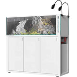 Lmm  Fish Tank Aquarium Bottom Filter Living Room Super White Glass Overflow Ecological Sea Tank Aquarium