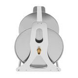 Heavy-Duty Water Hose Reel, Stable Garden Hose Storage Rack with Handle and Fittings for Home Garden, Yard, and Outdoor Cleaning