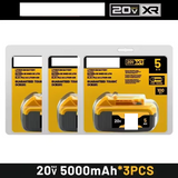 100% Original 20V 5.0Ah MAX Battery Power Tool Replacement for DeWalt DCB184 DCB181 DCB182 DCB200 20V 5A 6A 18Volt 20v Battery.