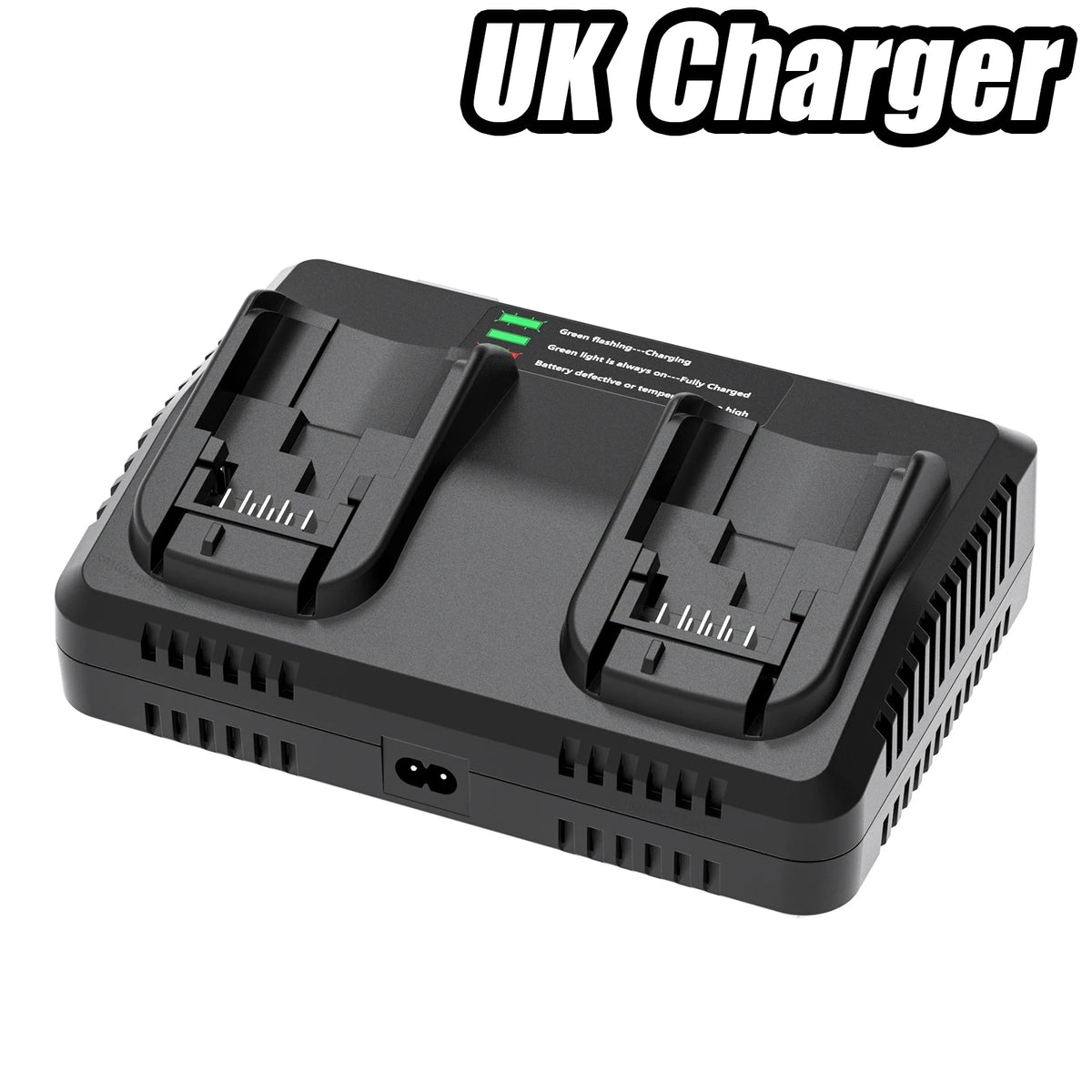 BATTOOL DCB102 4A 2 Slot Battery Charger For Dewalt DCB200 DCB101 DCB184 DCB105 US/EU/UK/AU Plug MAX Liion Battery Fast Charger