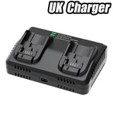 BATTOOL DCB102 4A 2 Slot Battery Charger For Dewalt DCB200 DCB101 DCB184 DCB105 US/EU/UK/AU Plug MAX Liion Battery Fast Charger