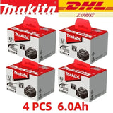 100% Genuine Makita 6Ah for Makita 18V Battery BL1860B BL1840 BL1830B BL1850B BL1850 BL1860 BL1815 Replacement Lithium Battery