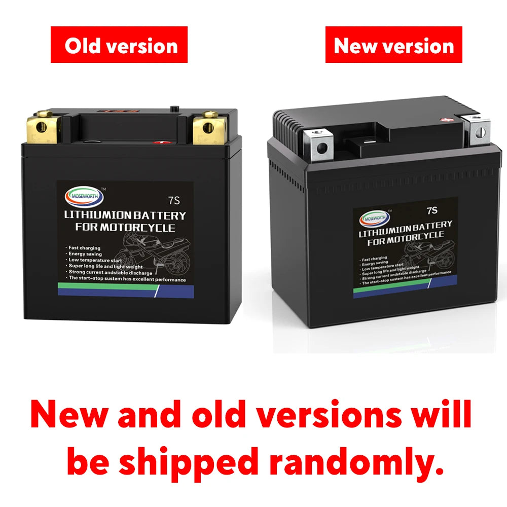 Motorcycle Battery 12V LiFePO4 Lithium Ion 4L-BS 160CCA Size-113x70x89mm Built-in BMS Board Lithium Phosphate Ion Battery