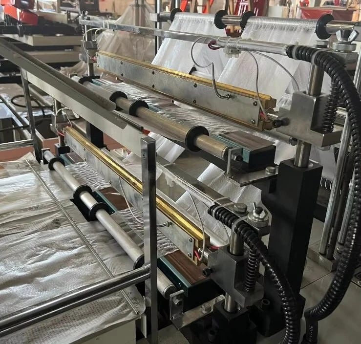 Full Automatic 4 Lines Working HDPE Small Plastic Carry Poly Nylon Bag Making Machine