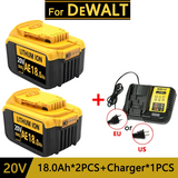 For DeWalt 20V Lithium Ion Batteries 20V 12Ah 18Ah DCB203 Li Ion Battery Replacement DCB206 DCB205 DCB204 DCB200 Power Tools