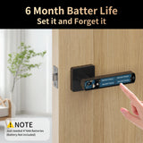 Viladepot Smart Lock Fingerprint Door Lock App Control Passcode Unlock Electronic Touchscreen Keypad