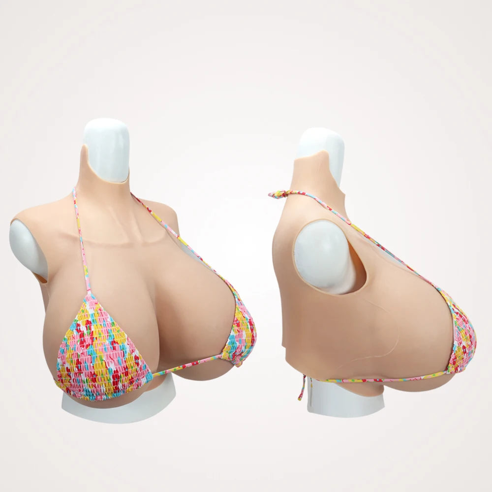 Large Realistic Silicone Fake Boobs Z Cup Big Breast Forms Huge Enhancer Drag Queen Transgender Shemale Crossdress Prothesis