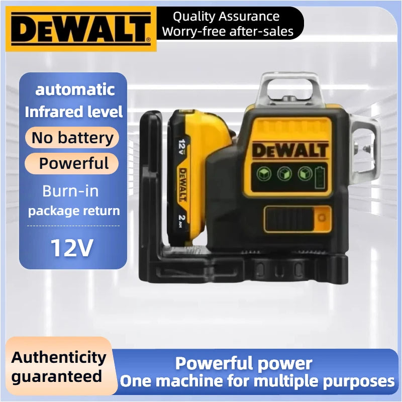 Dewalt DW089LG 3 Sides*360 Degree Vertical Lines Laser Level Meter