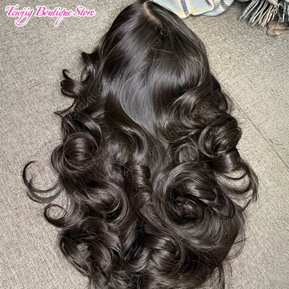 220 Density Body Wave Lace Front Wigs 13x4 13x6 40 Inch Lace Closure Wig 5x5 Gluless Transparent Human Hair Lace Frontal Wigs