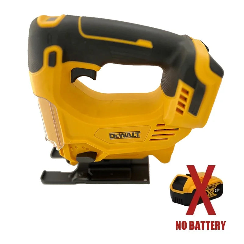 Dewalt Compatible Cordless Portable Jigsaw Electric Woodworking Tool Multi-Function Design Powered Cuttin Tool for 18V Battery