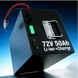 72V 50Ah Lithium Ion Battery Pack Delivers Ufor Surron Electric Dirt Bikes & Off-Road Scooters (5000W/8000W) Camping Gear and Sm