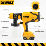 DEWALT 800ML Cordless Electric Spray Gun High Power Spray Paint Machine, Automotive Furniture Steel Coating Spray Gun
