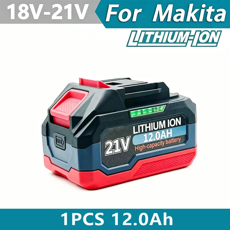 21V 6/9/12AH For Makita 18V Battery Power Tools Li-ion Replacement LXT BL1850 BL1860 DDF487 for 18V Screwdriver with BMS
