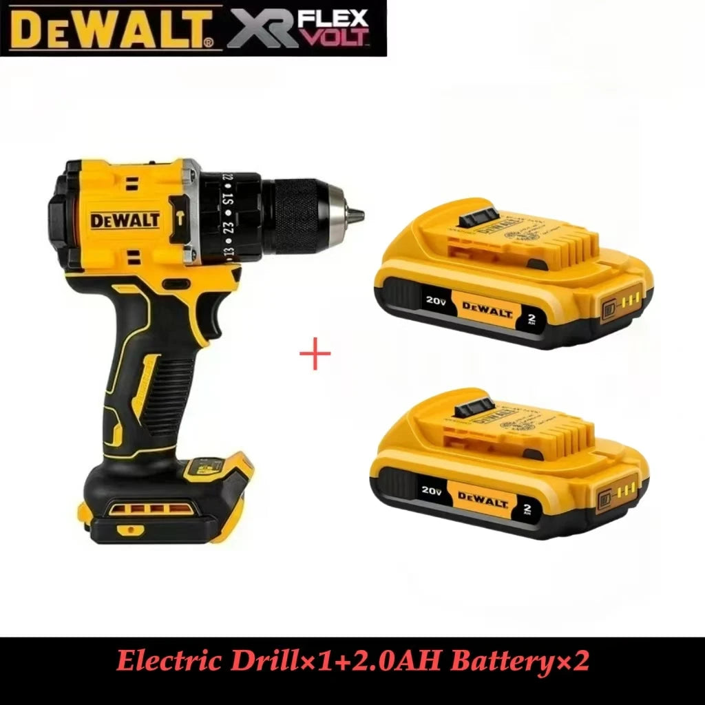 DEWALT DCD805 20V Brushless Cordless Impact Drill Electric Screwdriver 2AH 6AH Li-ion Battery Charger Full Combo Kit