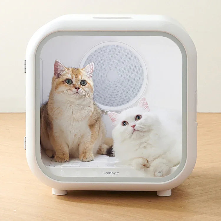 Smart Pet Drying Box Automatic Cat Hair Dryer Water Blower Puppy Bath Hair Blowing Machine Large Capacity Small Dogs Drying Room