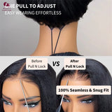 Beautyforever 3D Body Wave Bye-Bye Knots Glueless Wig Human Hair Ready to Wear Lace Front Wig 100% Raw Human Hair Wig Drawstring