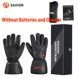 Savoir Heat Skiing Gloves Riding Skiing Fishing Hunting Outdoor Sports Rechargeable Electric Heated Gloves Winter Warmer Battery
