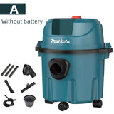 High Power Cordless Industrial Wet Dry Vacuum Cleaner Strong Suction Drum Canister for Construction Cleanup Warehouse Car Wash