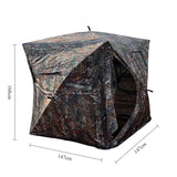 Outdoor Camouflage Tents Portable Durable Camping Tent Waterproof Adjustable Rope Field Hidden Hunting Shelters Quick Opening