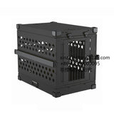 Customizable Kennel Crate Quality Assurance Aluminum Heavy-duty Folding Pet Cage Stackable Commercial Dog