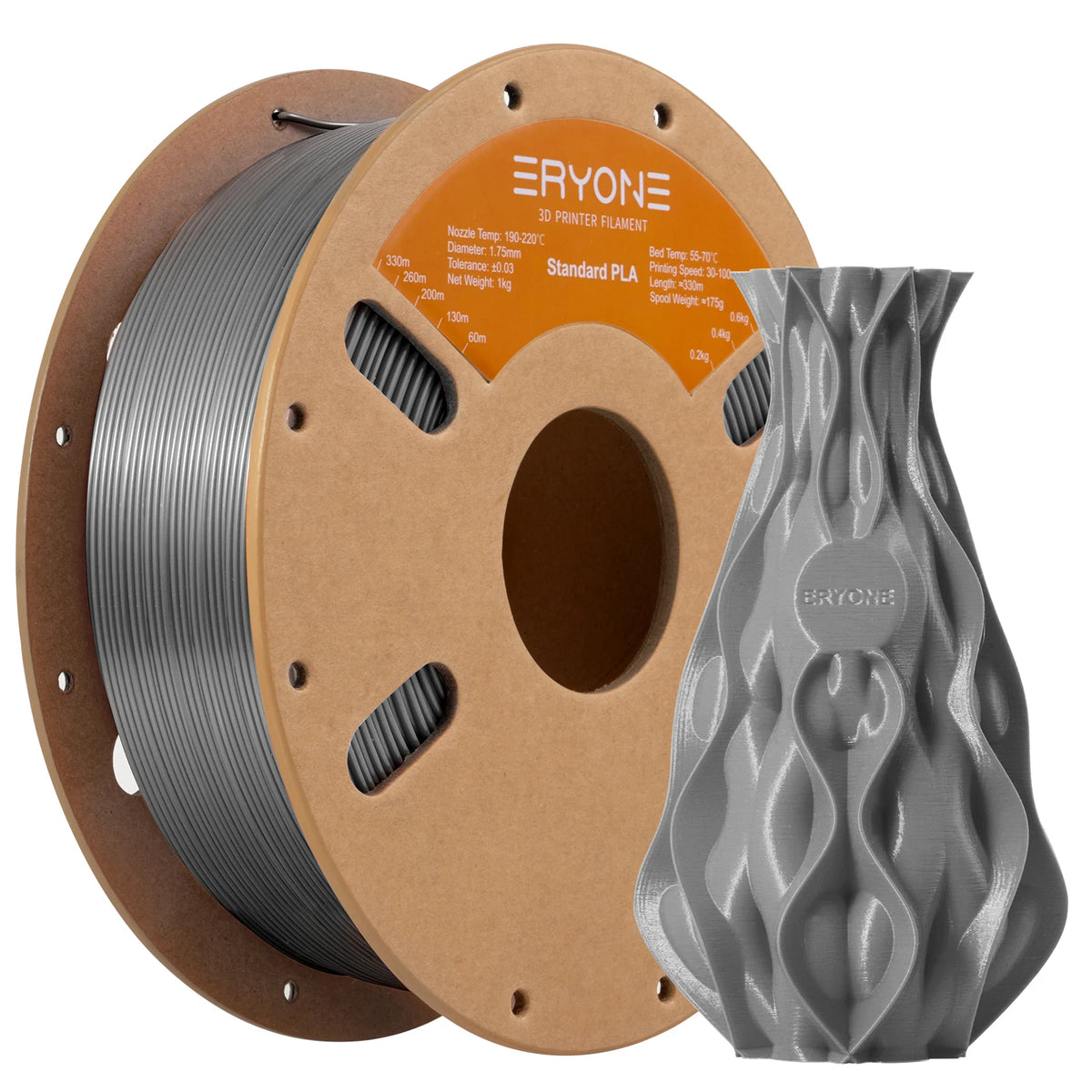ERYONE Standard PLA Filament 1kg 1.75mm High Quality 3D PLA  Low Shrinkage Consumable For 3D Printer Fast Shipp