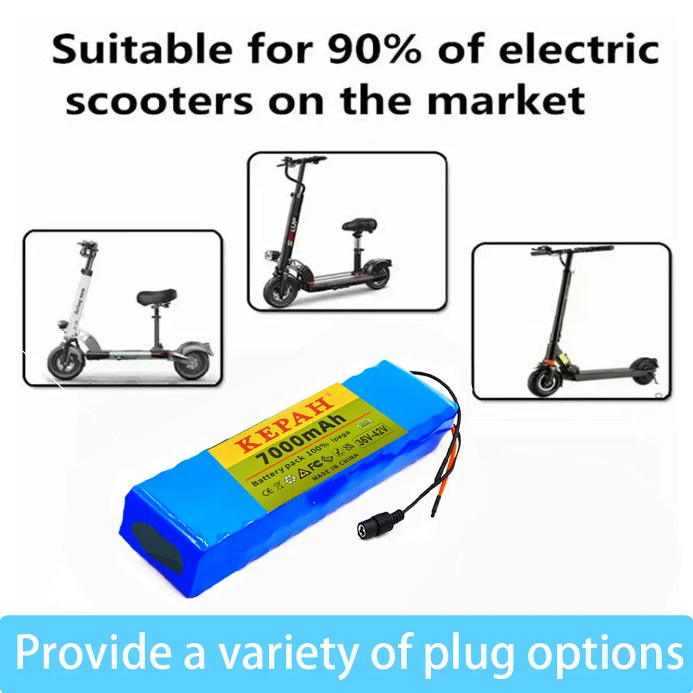 36V 7000mAh 36v Electric Scooter Battery Lithium Electric Scooter 500W Electric Scooter Battery 36v 10s2p Battery