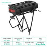 48V 30AH Electric Bike Battery 21700 Cells 60V 52V 48V Bikes Downtube Polly L-G 72V 15AH Scooter E-Bike Battery Pack for 0-2000W
