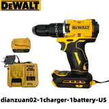 DEWALT 20V MAX Brushless Compact Hand Drill Impact Drill Rechargeable Lithium Battery Electric Screwdriver DCD805