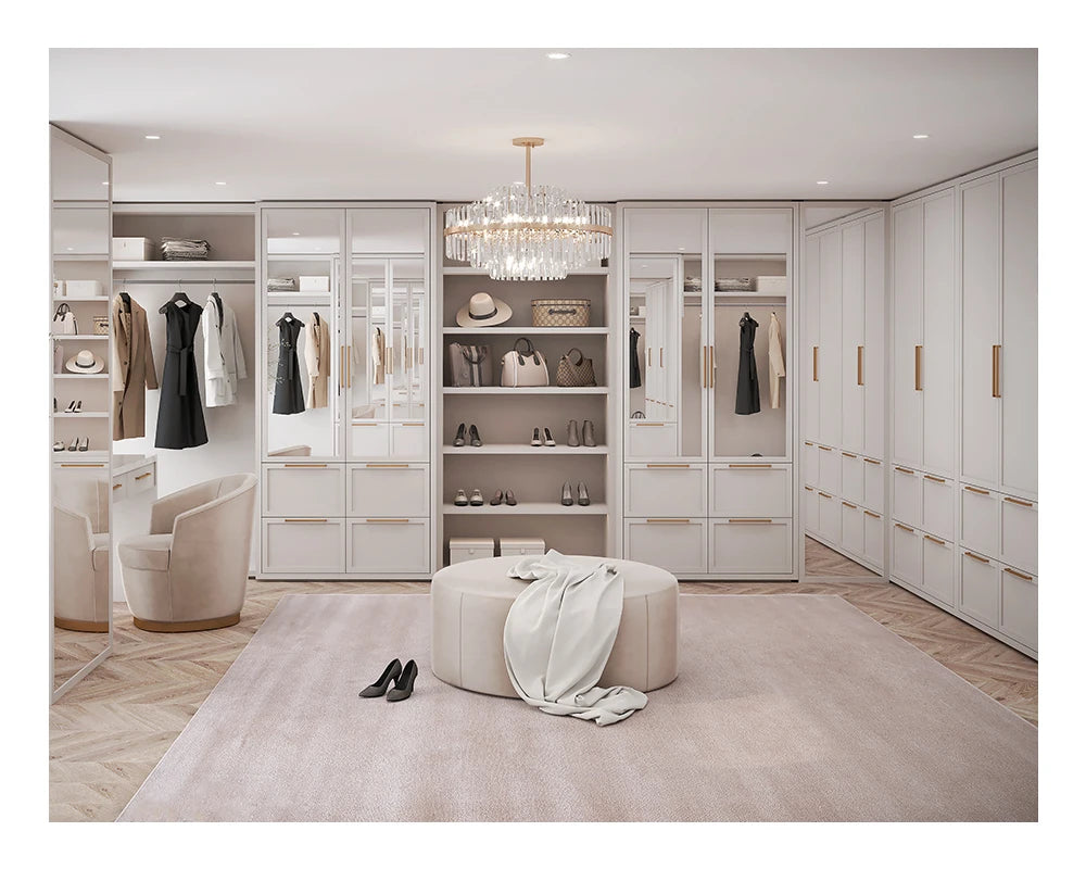 Affordable Modern Design Room Cabinet Custom Large Storage Walk in Master Bedroom Closet