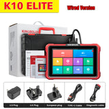 KINGBOLEN K10 PRO ELITE OBD2 Scanner ECU Coding 40+ Service CANFD FCA All System Diagnostic Tool Active Test 2 Year Free Update