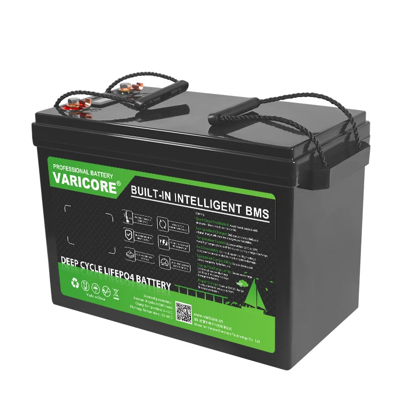 VariCore 12V/12.8v 340Ah 360Ah 180Ah 120Ah 100Ah 4s LiFePO4 Battery Lithium Iron Phosphate Batteries for RV Golf Cart Tax Free