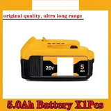 100% Original 20V 5.0Ah MAX Battery Power Tool Replacement for DeWalt DCB184 DCB181 DCB182 DCB200 20V 5A 6A 18Volt 20v Battery.