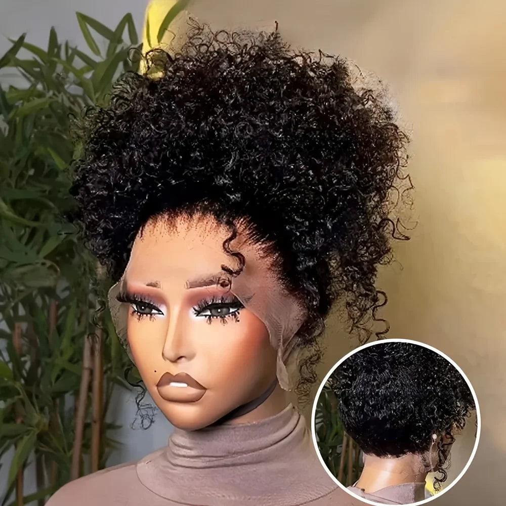 Deep Wave Glueless Invisible Strap 360 HD Full Lace Wig Human Hair 13x4 13x6 Water Wave Lace Front Wig 4x4 5x5 Closure Curly Wig
