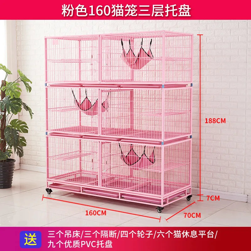 Cat cage Pet foster cage Inpatient cage Isolation cage Multi-layer cat cage Display cage