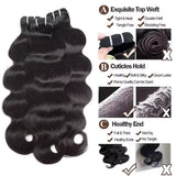 30 32 Inch 16A Body Wave Bundles 100% Human Hair Brazilian 2 3 4 Pcs Virgin Weave Raw Hair Double Weft Thick Human Hair Bundles Extensions For Women
