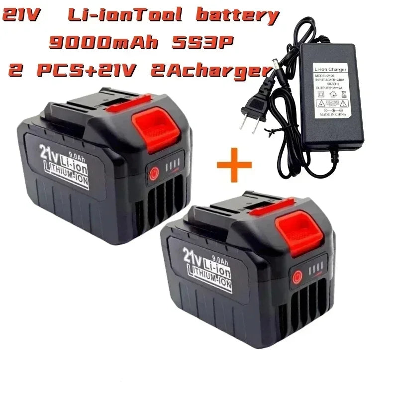 21V3AH6AH9AH rechargeable lithium-ion battery for Makita 18V/21V B series electric tools, chainsaw, impact wrench, angle grinder