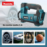 Makita 21V Mini Air Compressor 130PSI 830KPA With LED Light 30-65L Car Electric Air Pump Auto Inflatable Tire Inflator