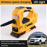 DeWALT 18V 20V Cordless Portable Air Pump Tire Inflator Electric Compressor For Car Motorcycle Bike Rechargeable Power Tool