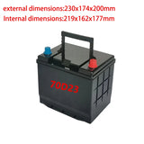 12V 24V Car Starter Battery Storage Boxes Waterproof Plastic Case 3S Li-ion 4S Lifepo4 Battery Case Copper Poles High Current