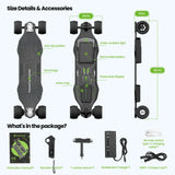 Isinwheel V8 Adult Electric Scooter 37V 5Ah Battery 600W*2 Dual Motor f-road wheels E-skateboard E-scooter
