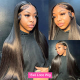 Straight Lace Front Wigs 13X6 Hd Lace Frontal Wig Glueless Wig 13X4 Human Hair 30 36 Inch Brazilian 4X4 5X5 Pre Cut Closure Wigs
