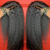 Kinky Straight Human Hair Wigs 13x4 5x5 HD Lace Front Human Hair Wigs