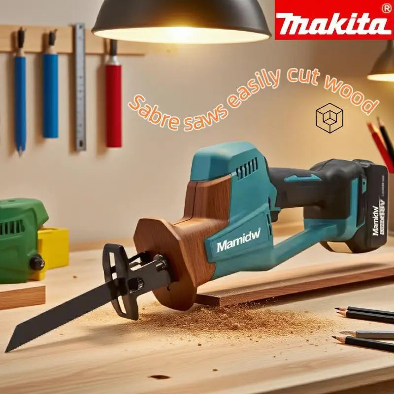 Makita DJR189 Cordless18V Lithium Battery Rechargeable Multifunction Saw Metal Cutting Saw Portable Saw Wood Cutting Tools