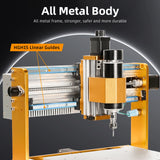 CNC Router Machine 3018Pro Ultra with 500W Spindle for Wood Metal Acrylic MDF Carving , 3 Axis Milling Cutting Machine